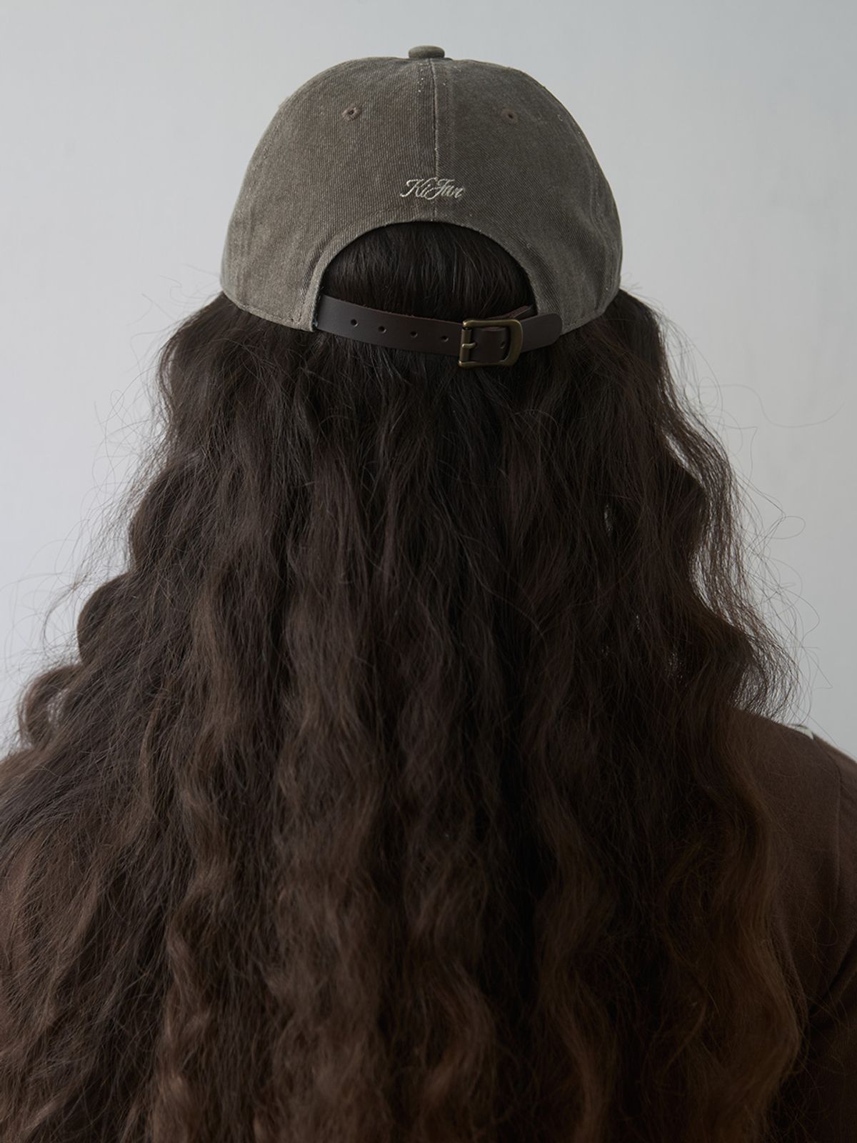 기준(KIJUN) Blue 08 Cap Charcoal Brown