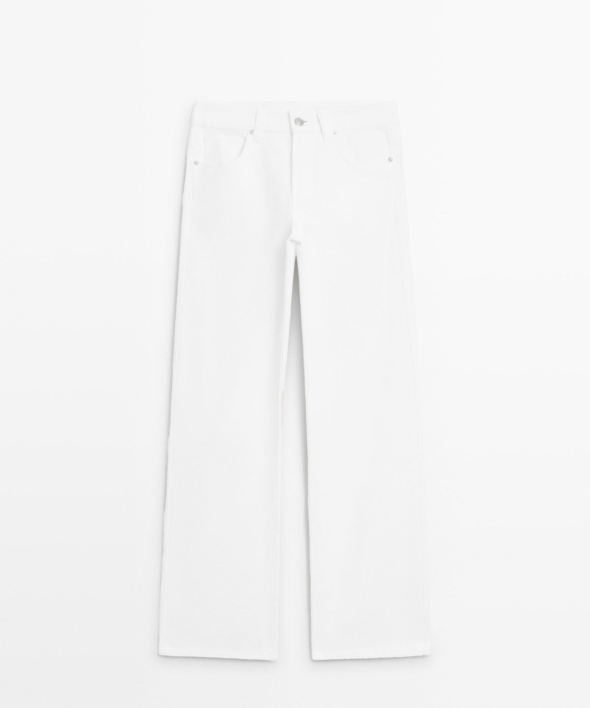 마시모두띠(MASSIMO DUTTI) 하이웨이스트 와이드 레그 진