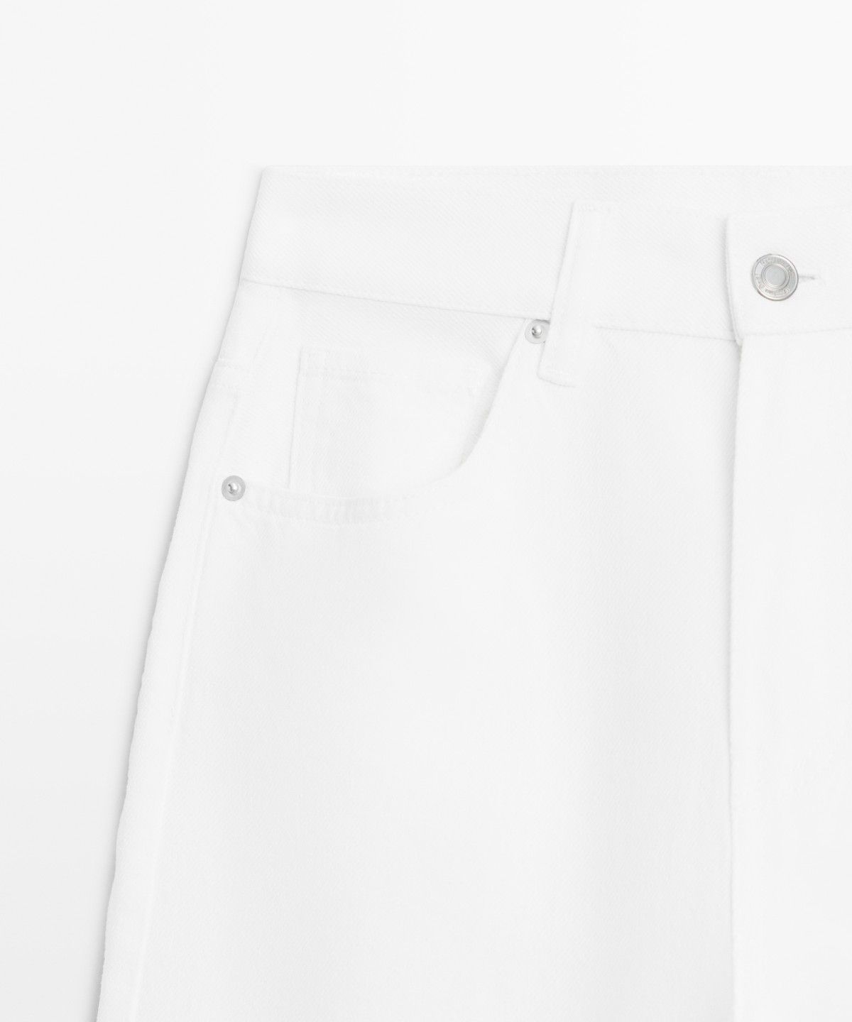 마시모두띠(MASSIMO DUTTI) 하이웨이스트 와이드 레그 진