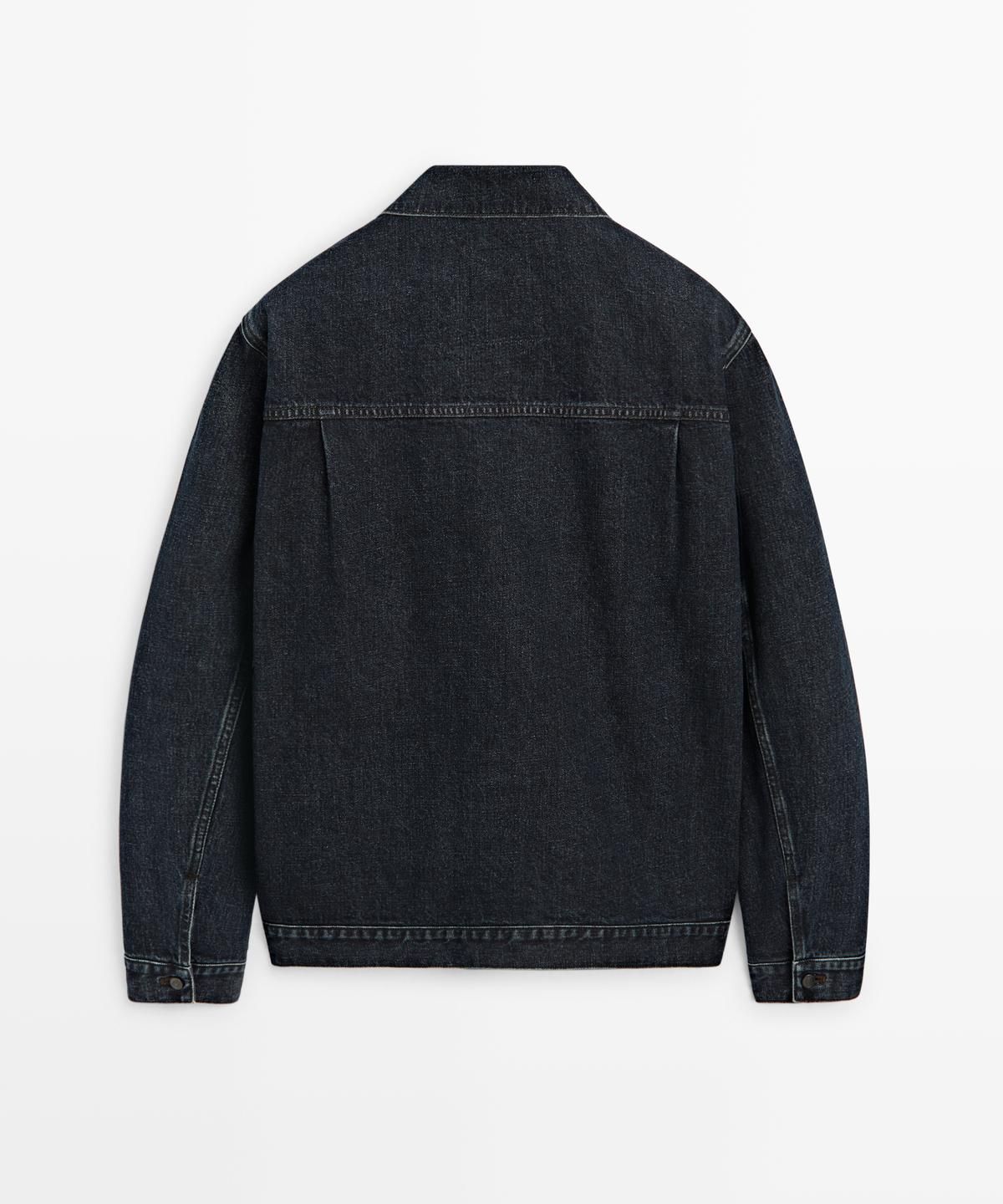 마시모두띠(MASSIMO DUTTI) 데님 칼라 디테일 재킷