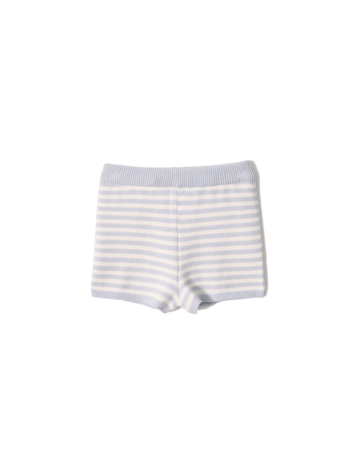 기준(KIJUN) Stripe Knit Shorts Sky Blue