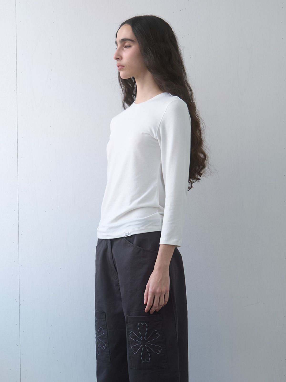 기준(KIJUN) Essential Mid Sleeve Tee (4Colors)