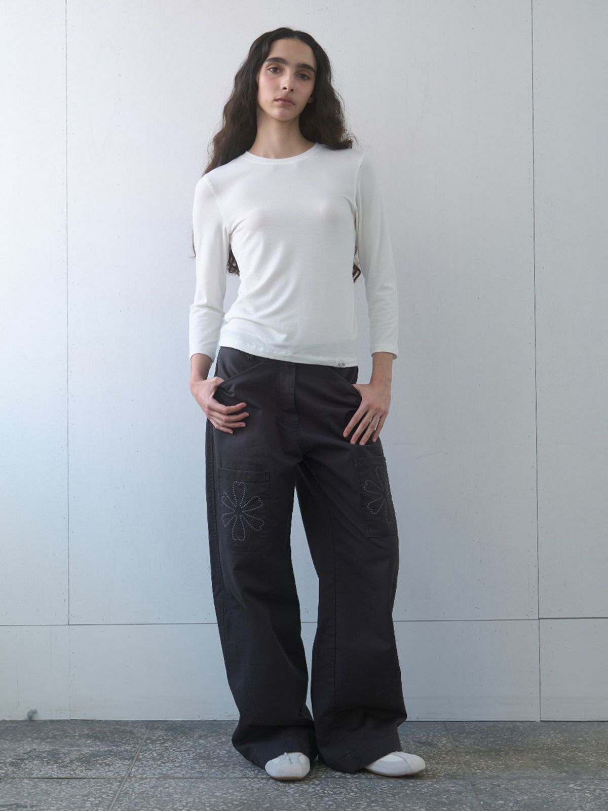기준(KIJUN) Essential Mid Sleeve Tee (4Colors)