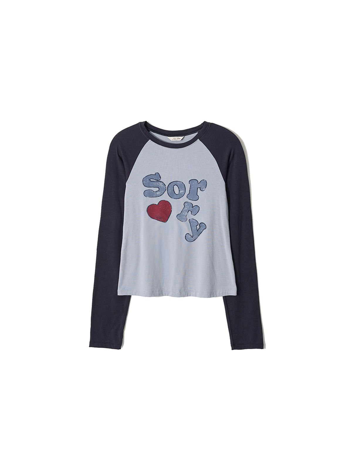 기준(KIJUN) Sorry Raglan Tee Sky Blue