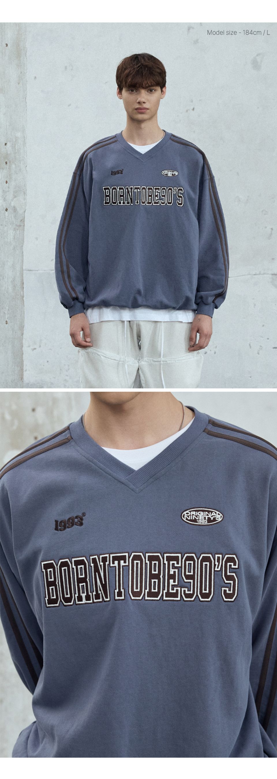 MUSINSA | 1993STUDIO 90s Track Sweatshirt (9 colors)