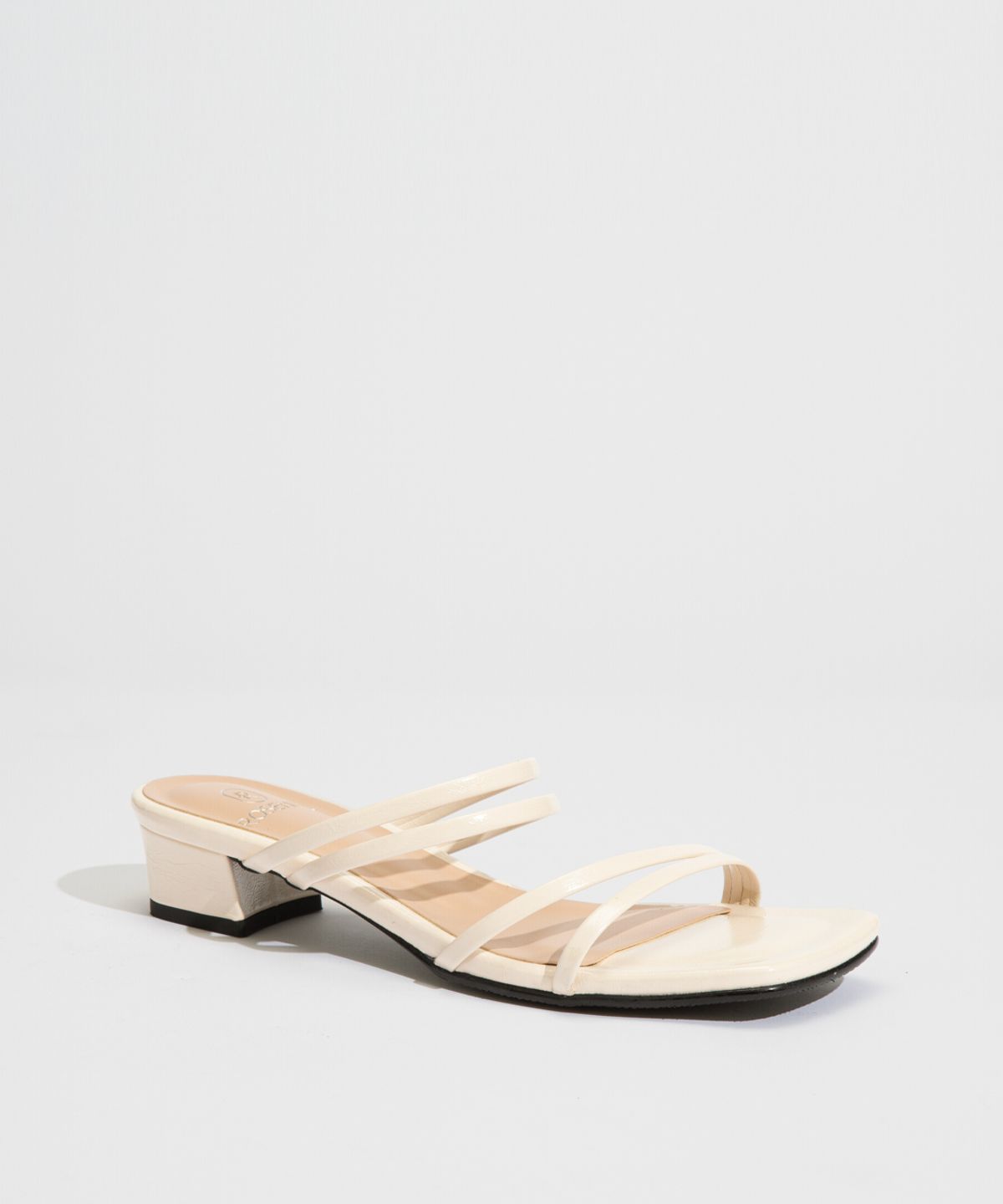 로제니크(ROSENICK) 자르크 사선 스트랩 뮬 (3cm/4colors)