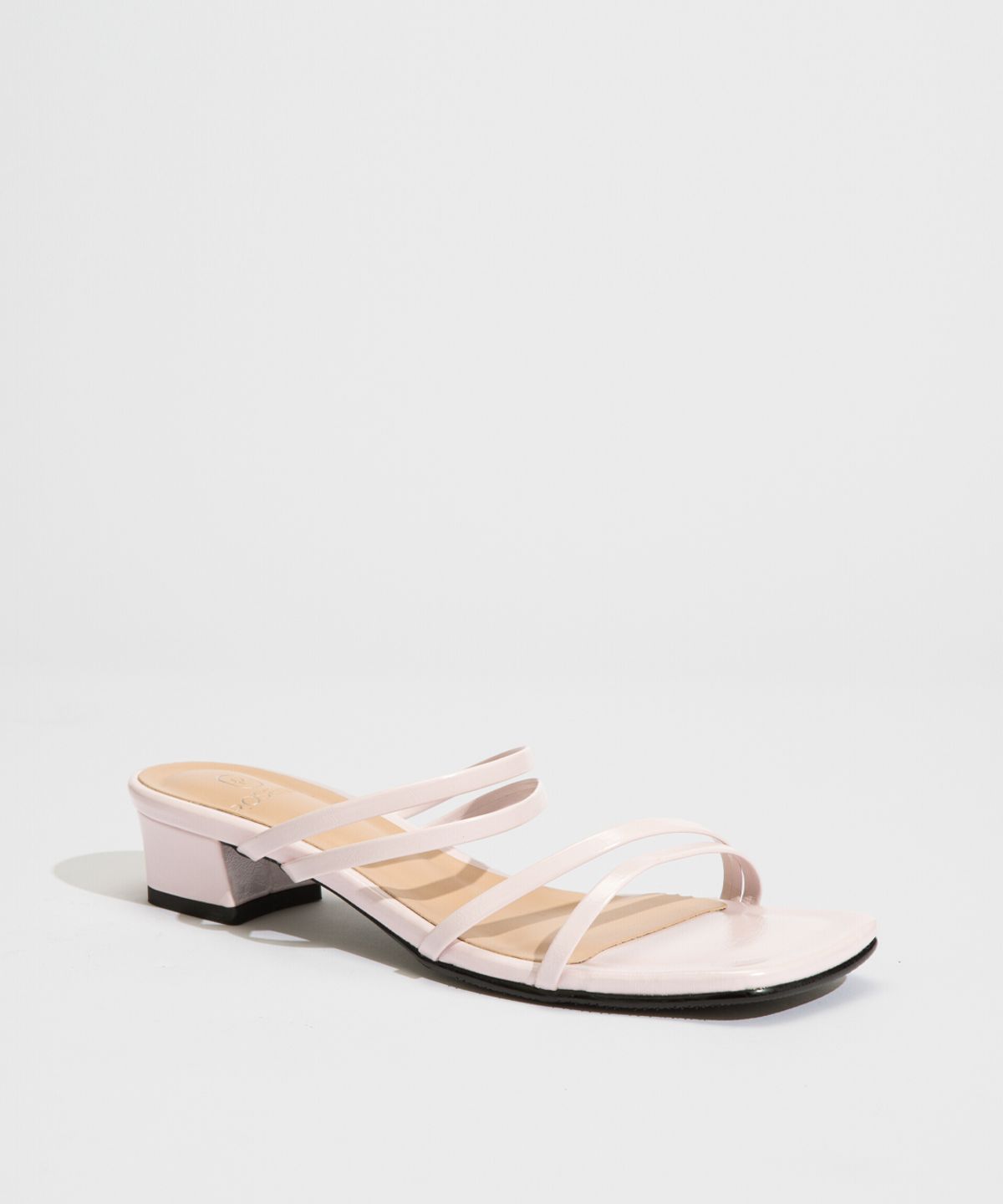 로제니크(ROSENICK) 자르크 사선 스트랩 뮬 (3cm/4colors)