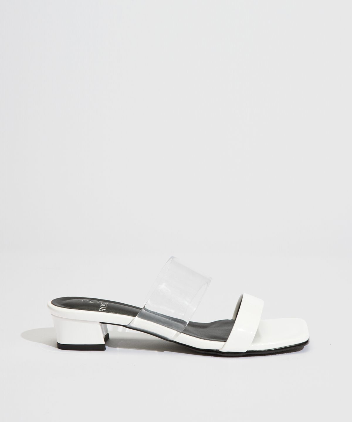 로제니크(ROSENICK) 베미스 앞스트랩 투명띠 뮬 (3cm,5cm/3colors)