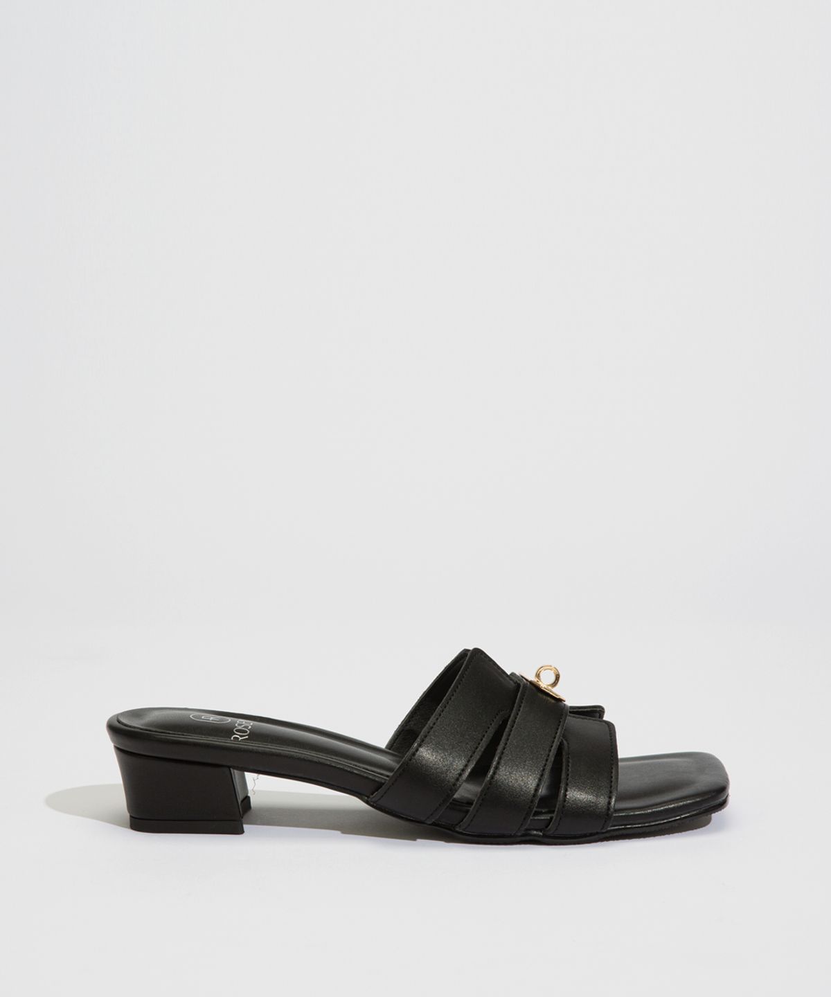 로제니크(ROSENICK) 헤릭 모던한 잠금비조 뮬 (3cm,5cm/4colors)