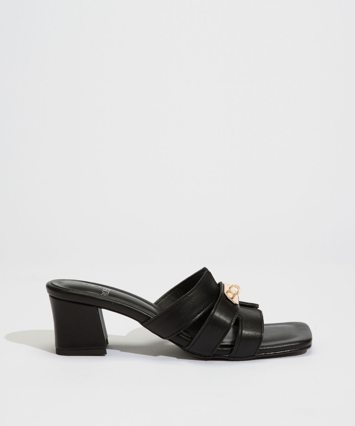 로제니크(ROSENICK) 헤릭 모던한 잠금비조 뮬 (3cm,5cm/4colors)