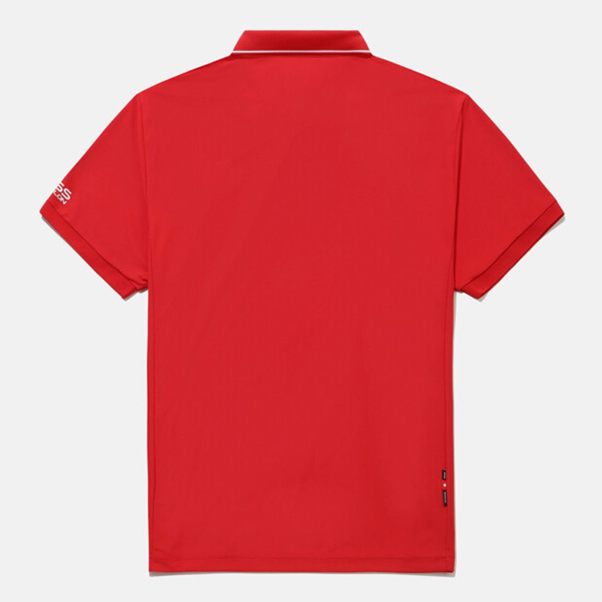 데상트(DESCENTE) 스위스 트라이애슬론 폴로 반팔 티셔츠 레드 SR223IPS51