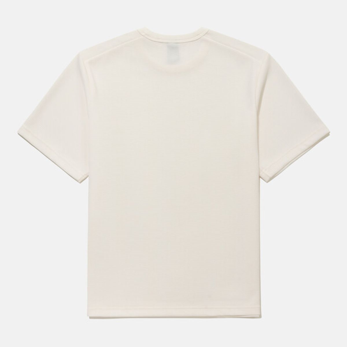 데상트(DESCENTE) 드라이 와플 반팔 티셔츠 아이보리 SR111UTS32