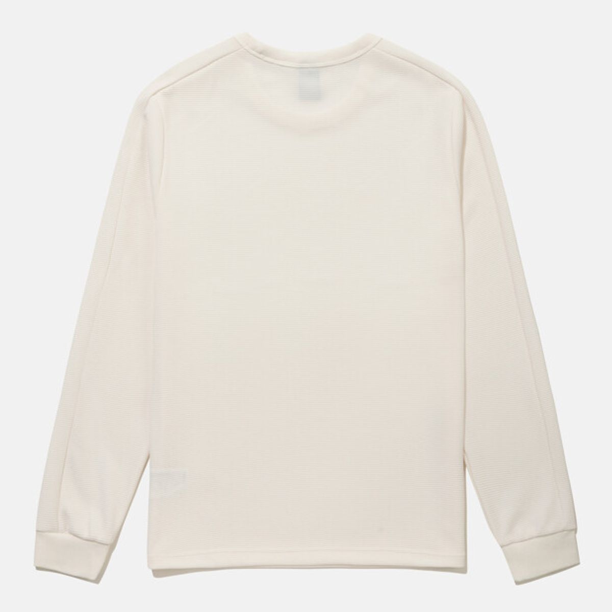 데상트(DESCENTE) 드라이 와플 긴팔 티셔츠 아이보리 SR111UTL32
