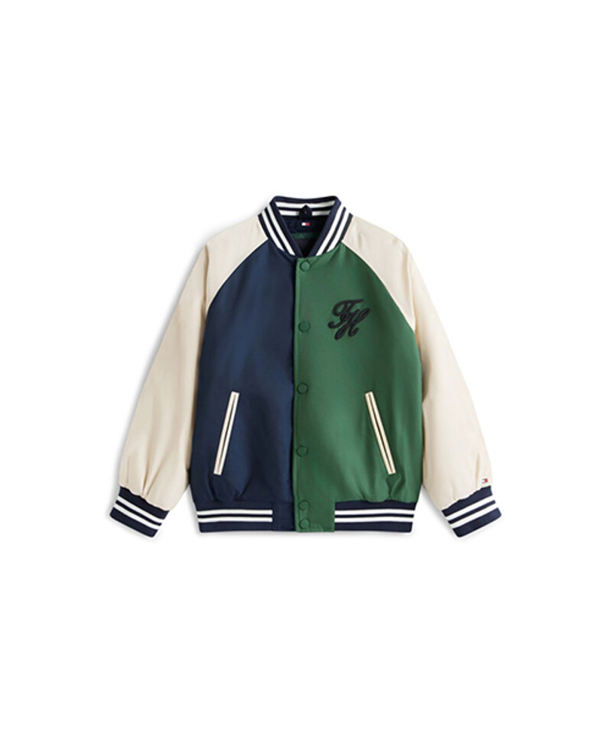 타미힐피거 키즈(TOMMY HILFIGER KIDS) 스크립트 그래픽 바머 재킷