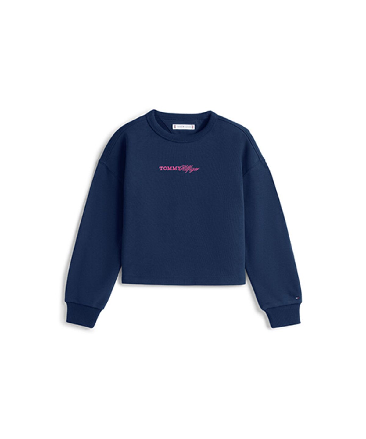 타미힐피거 키즈(TOMMY HILFIGER KIDS) 글리터 레터링 스웨트 셔츠