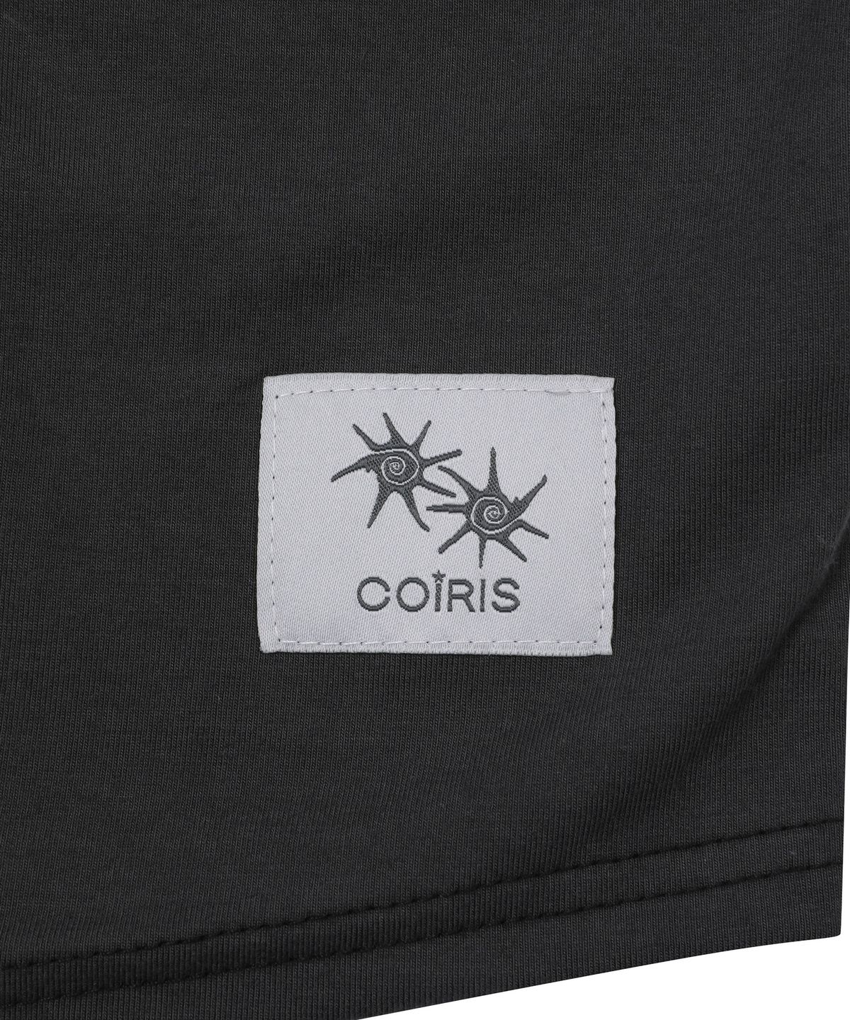 코이리스(COIRIS) 컨투어 배색 아일렛 포인트 슬림핏 후드 티