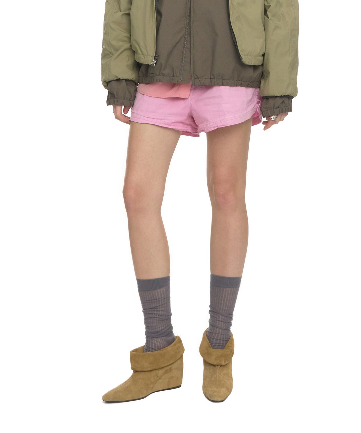 오소이(OSOI) CUFF BOOTS [SUEDE SAND]