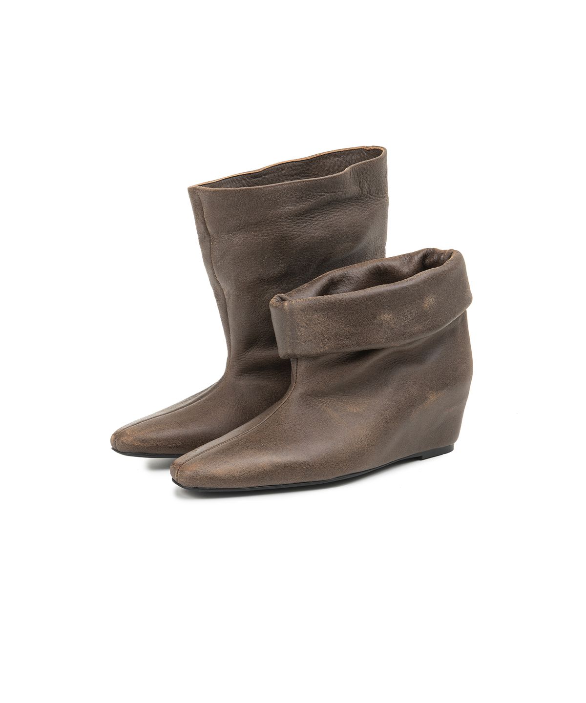 오소이(OSOI) CUFF BOOTS [HAZY BROWN]