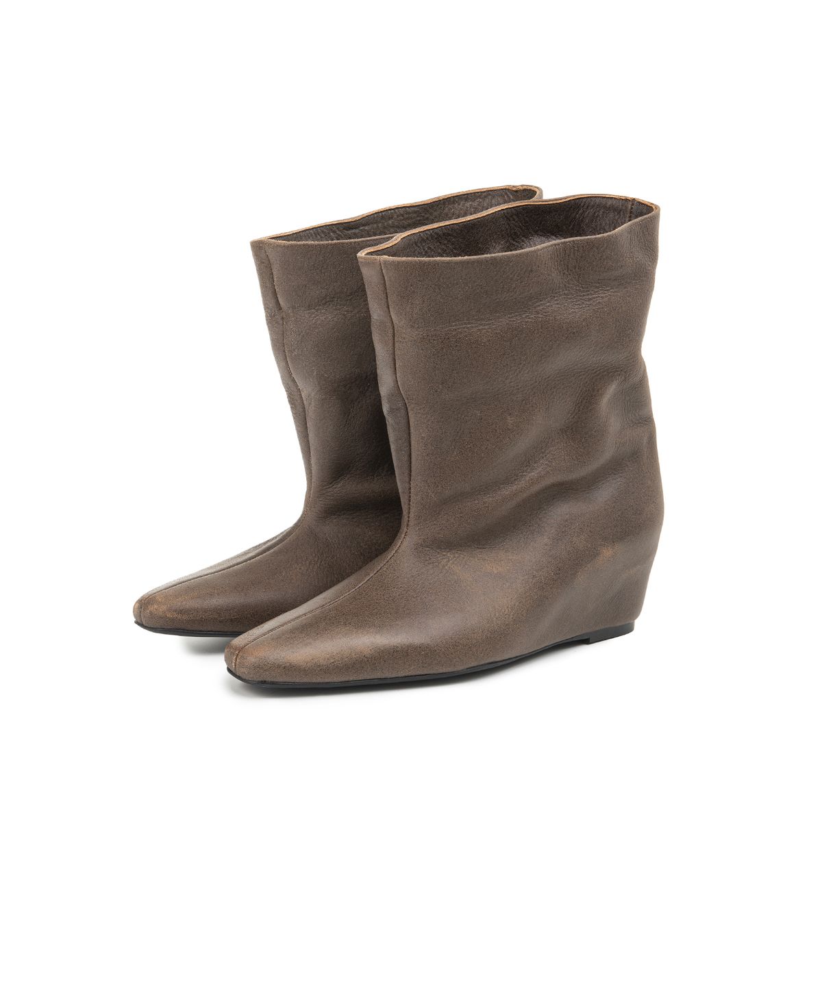 오소이(OSOI) CUFF BOOTS [HAZY BROWN]