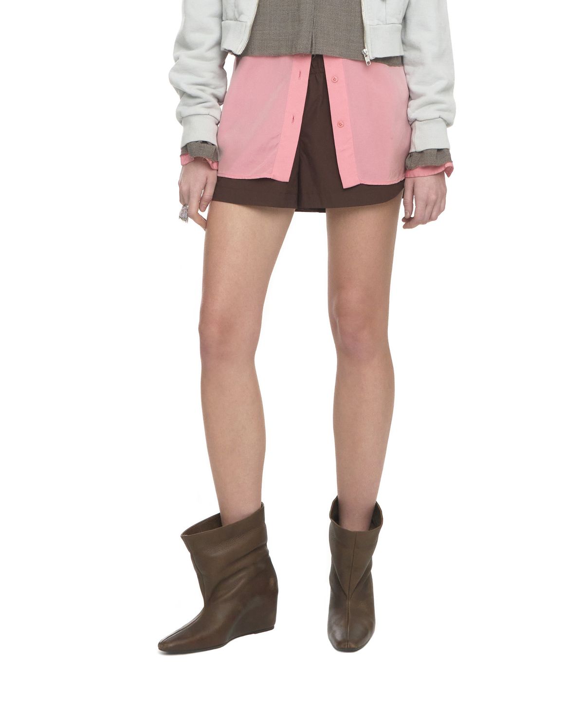 오소이(OSOI) CUFF BOOTS [HAZY BROWN]