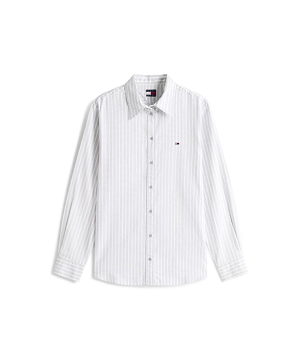 타미진스(TOMMY JEANS) 레귤러 옥스포드 스트라이프 셔츠 (T32G0WSH11TWT1C5U)