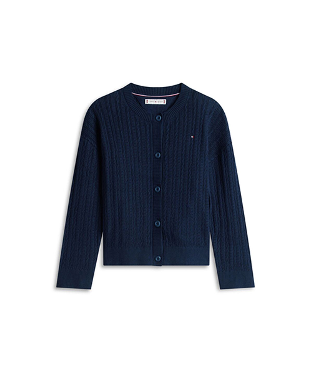 타미힐피거 키즈(TOMMY HILFIGER KIDS) 포인텔 케이블 가디건