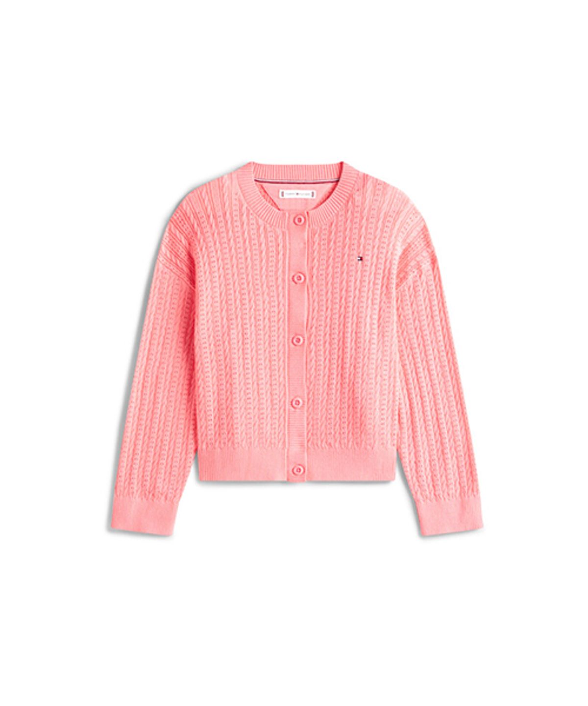 타미힐피거 키즈(TOMMY HILFIGER KIDS) 포인텔 케이블 가디건