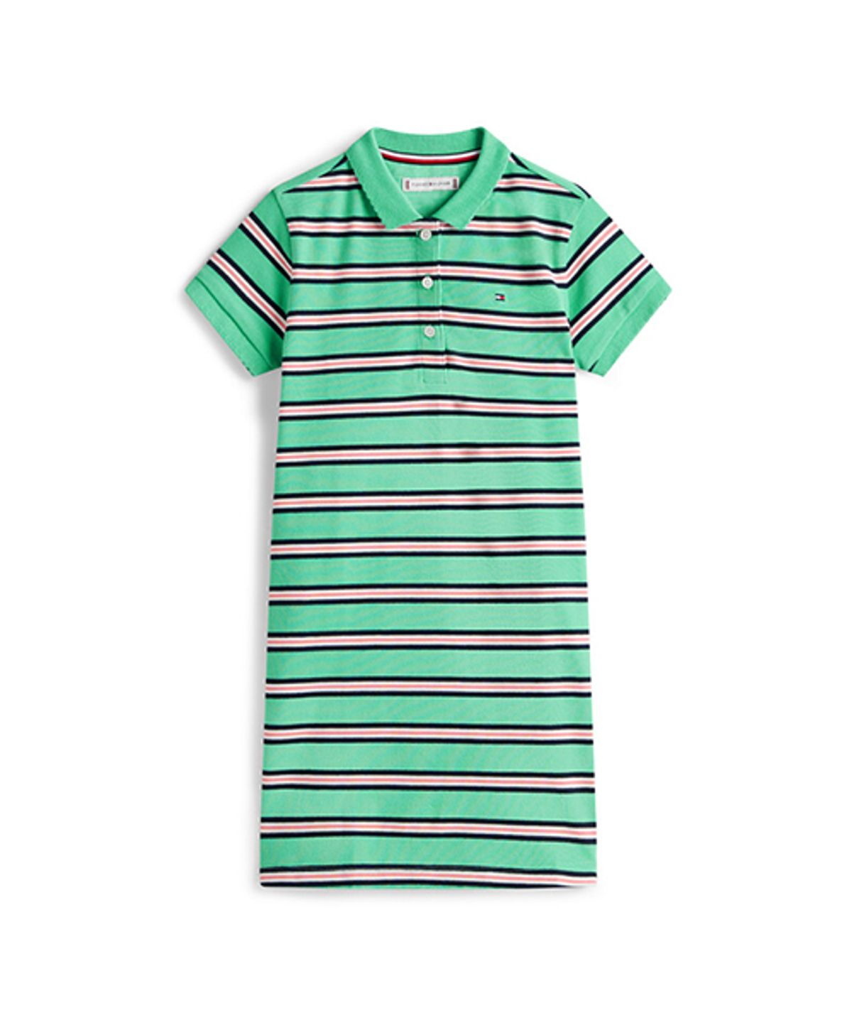 타미힐피거 키즈(TOMMY HILFIGER KIDS) 에센셜 스트레치 폴로 드레스