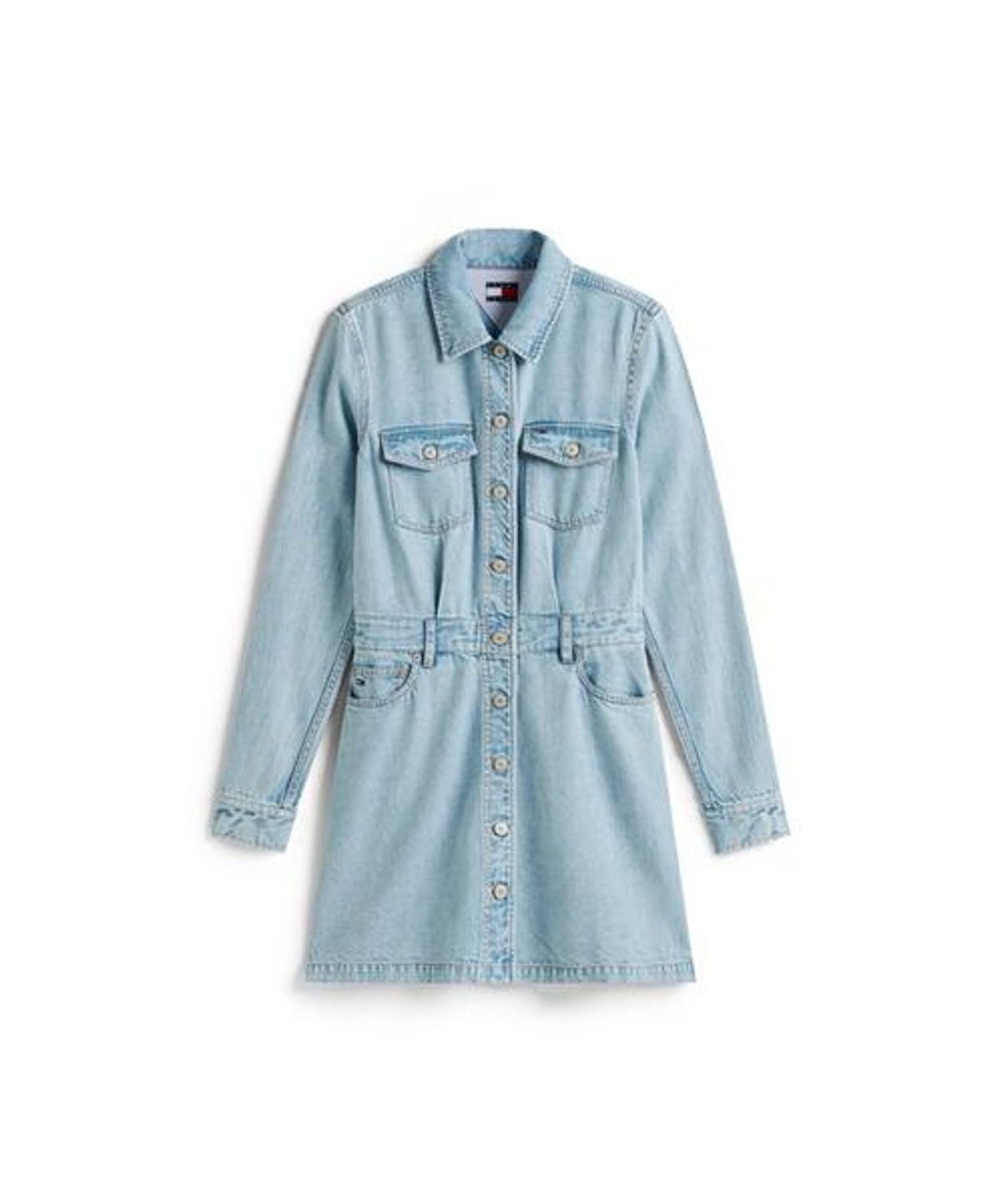 타미진스(TOMMY JEANS) 데님 트러커 미니 원피스 (T32G0NOP11TWT11A5)