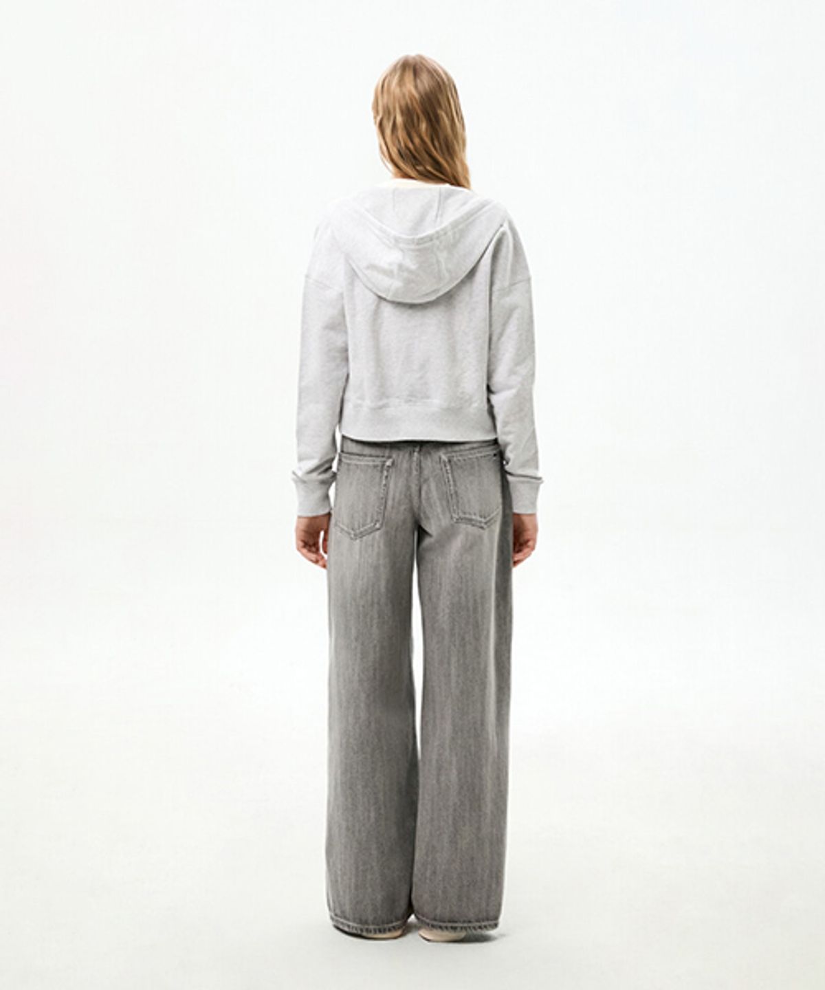 타미진스(TOMMY JEANS) 찰리 와이드 다크 데님 팬츠 (T32G0NEW16TWL11BK)