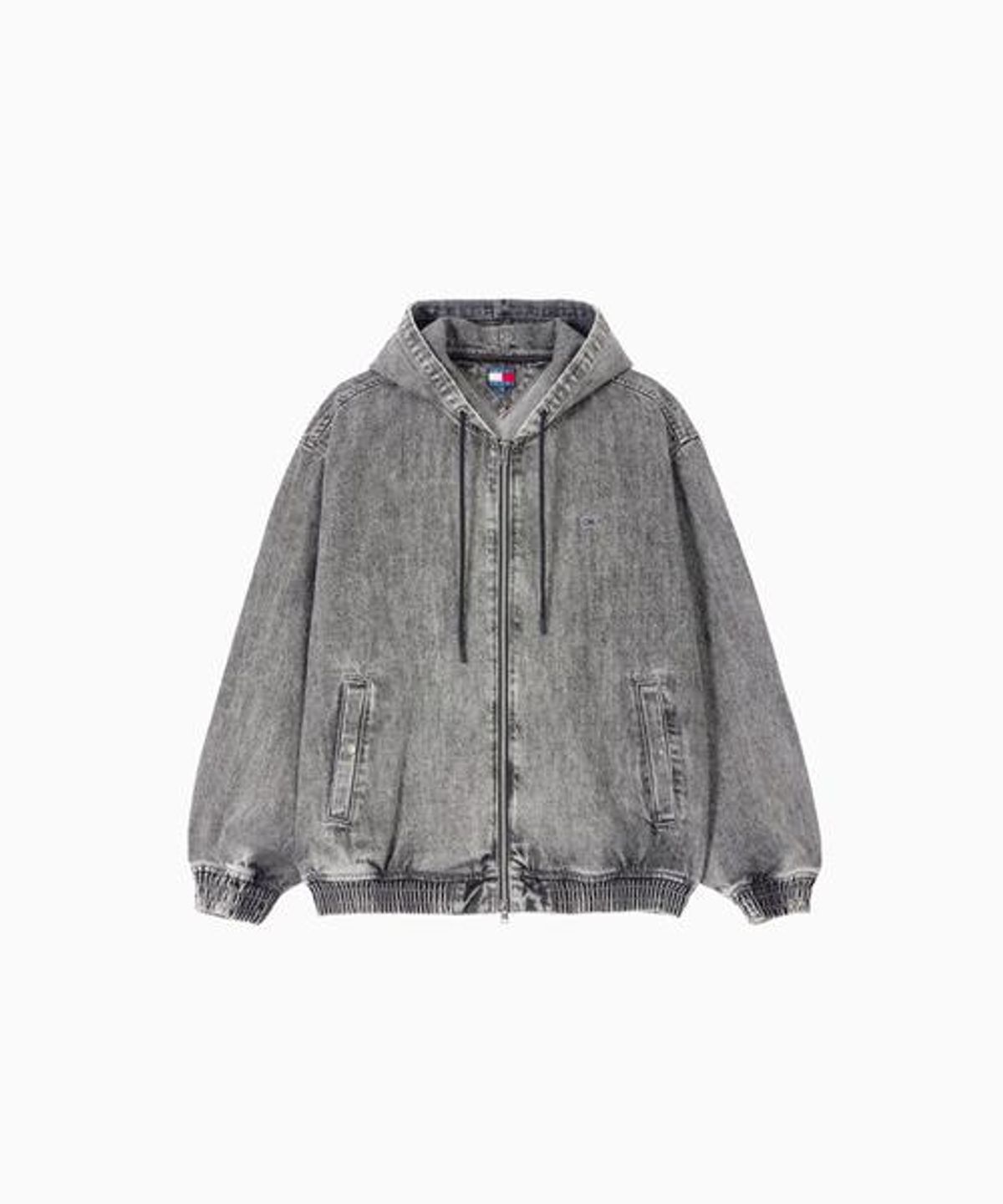 타미진스(TOMMY JEANS) 데님 후드 집업 재킷 (T32G0NJC03TML11BK)