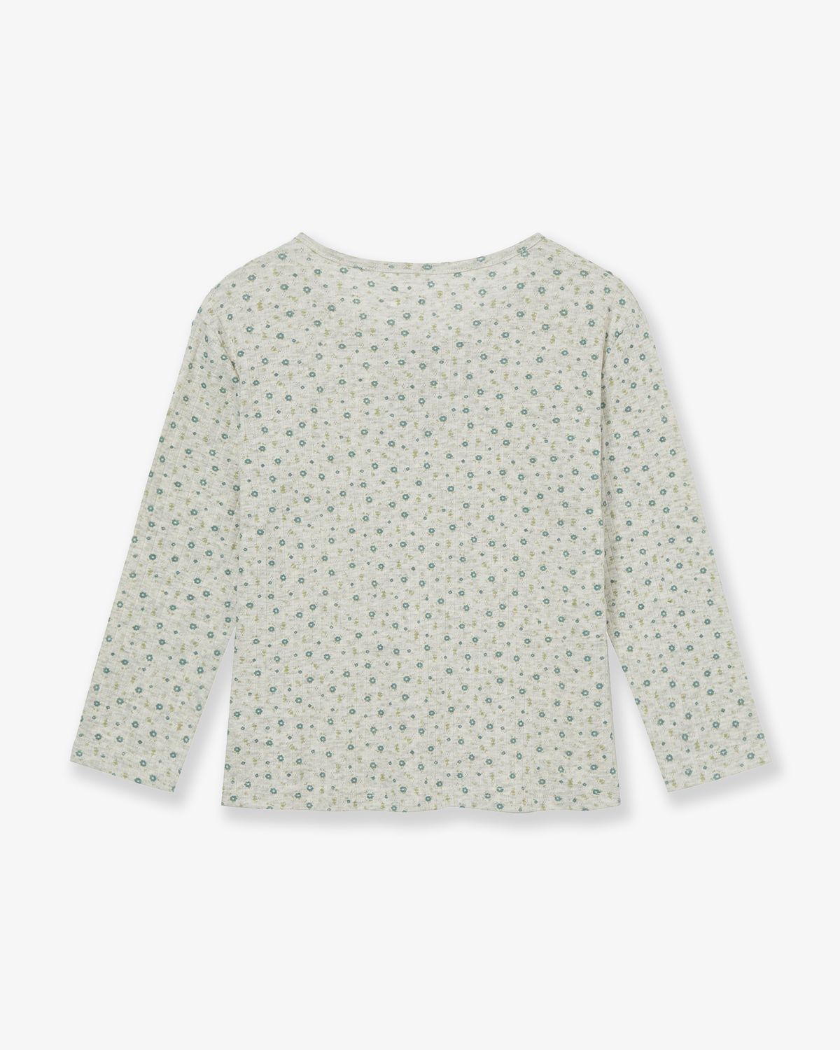 에이이에이이(AEAE) FLOWER HENLEY NECK TEE [OATMEAL]