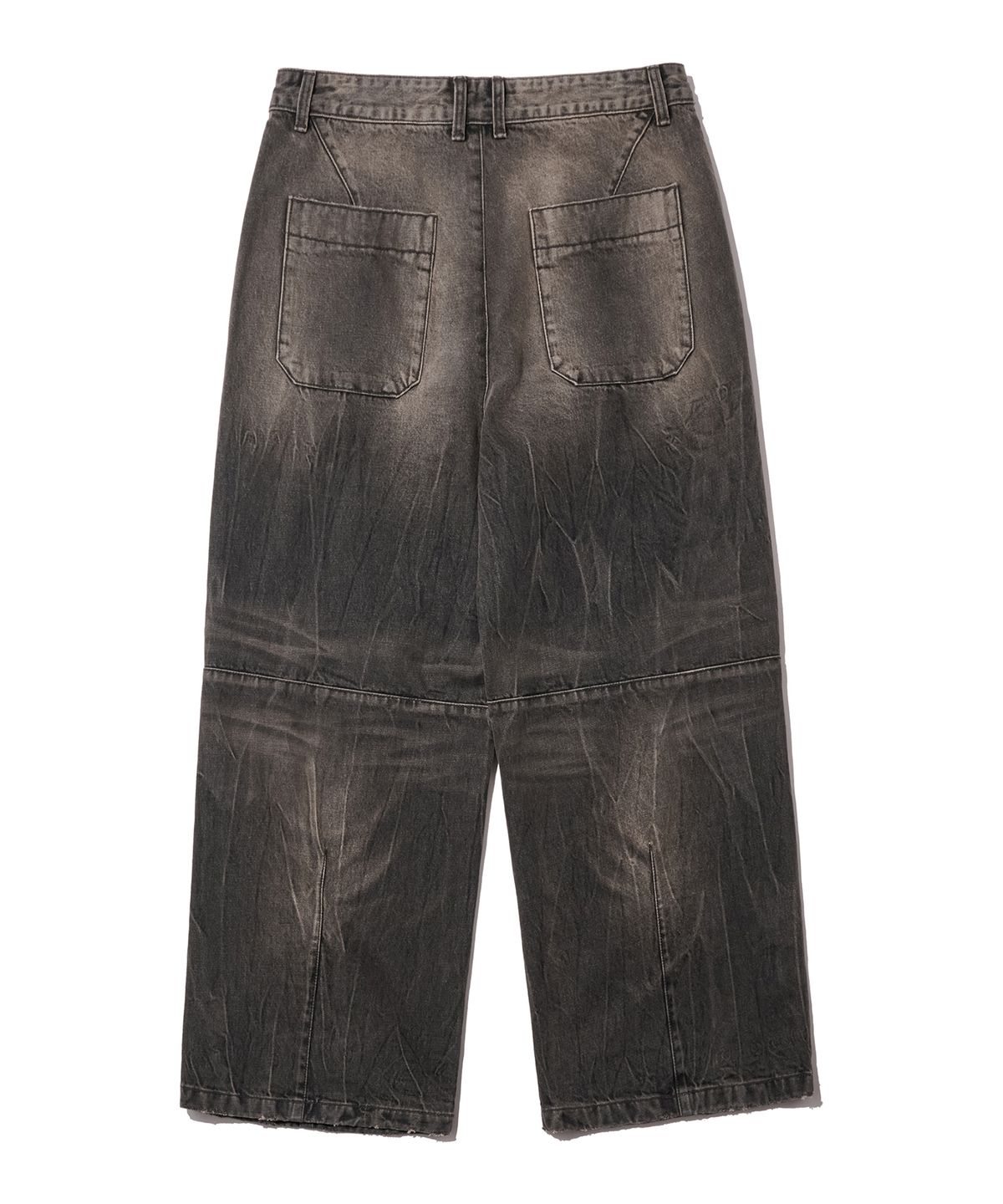논타입(NONTYPE) GRADATION BIKER DENIM (BROWN)