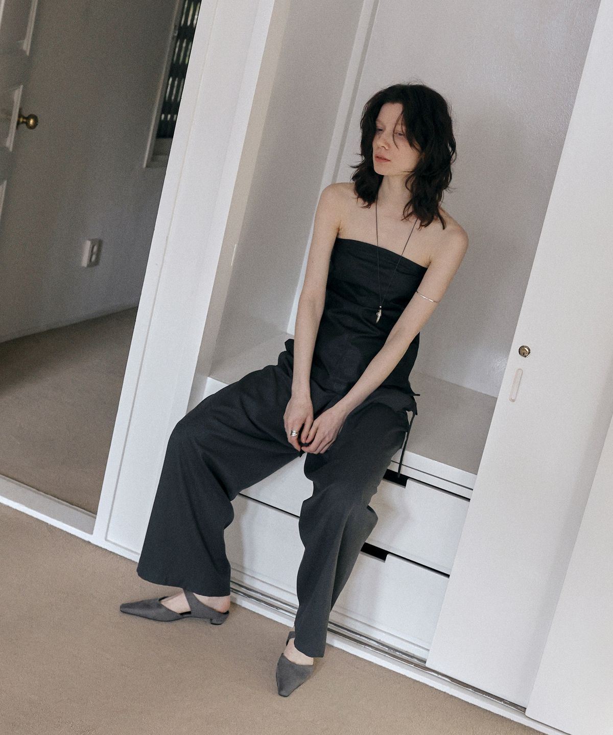 에퓨레(EPURE) VENI Suede Mules (3color)