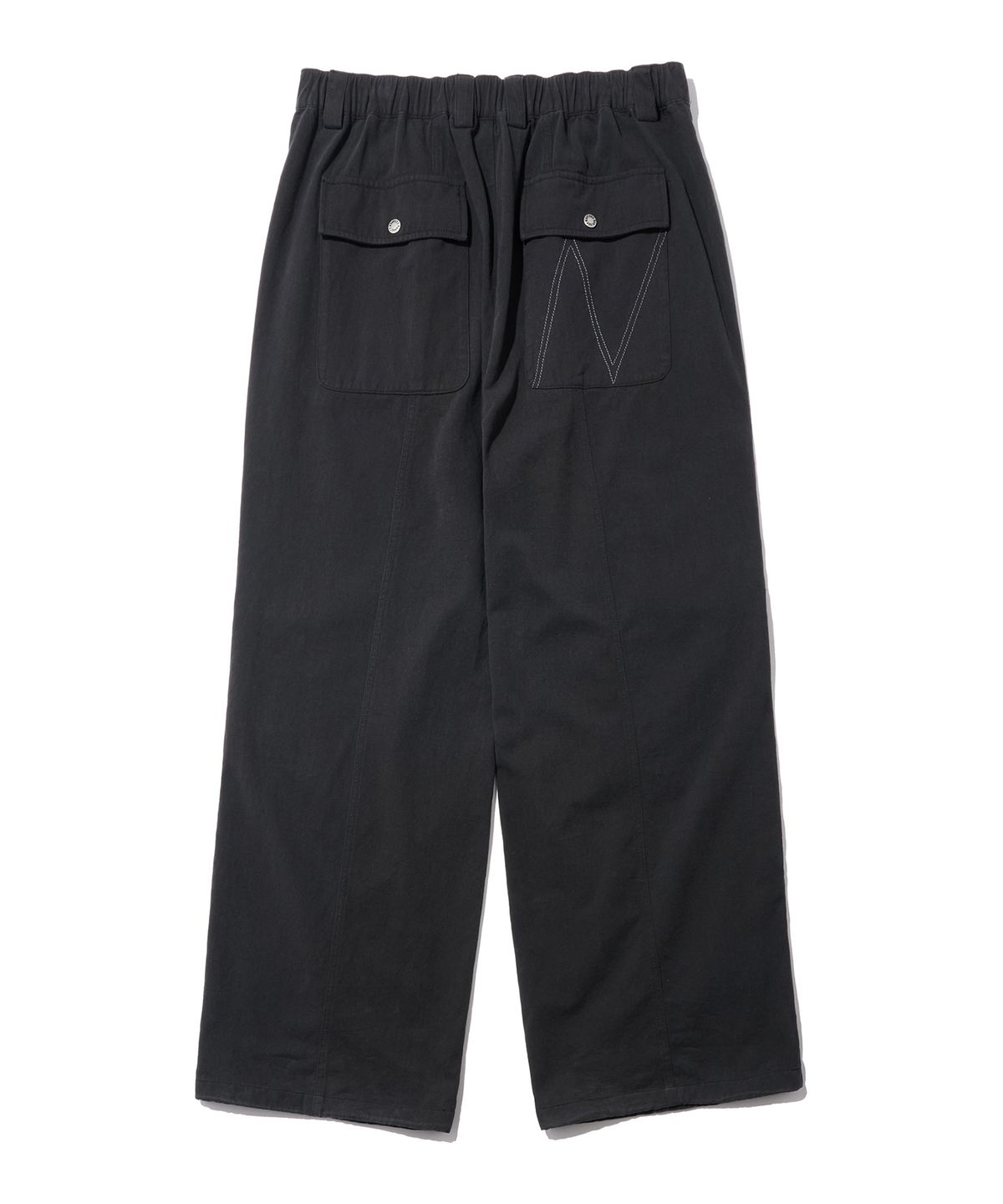 논타입(NONTYPE) PARACHUTE CONTRAST CARGO PANT (BLACK)