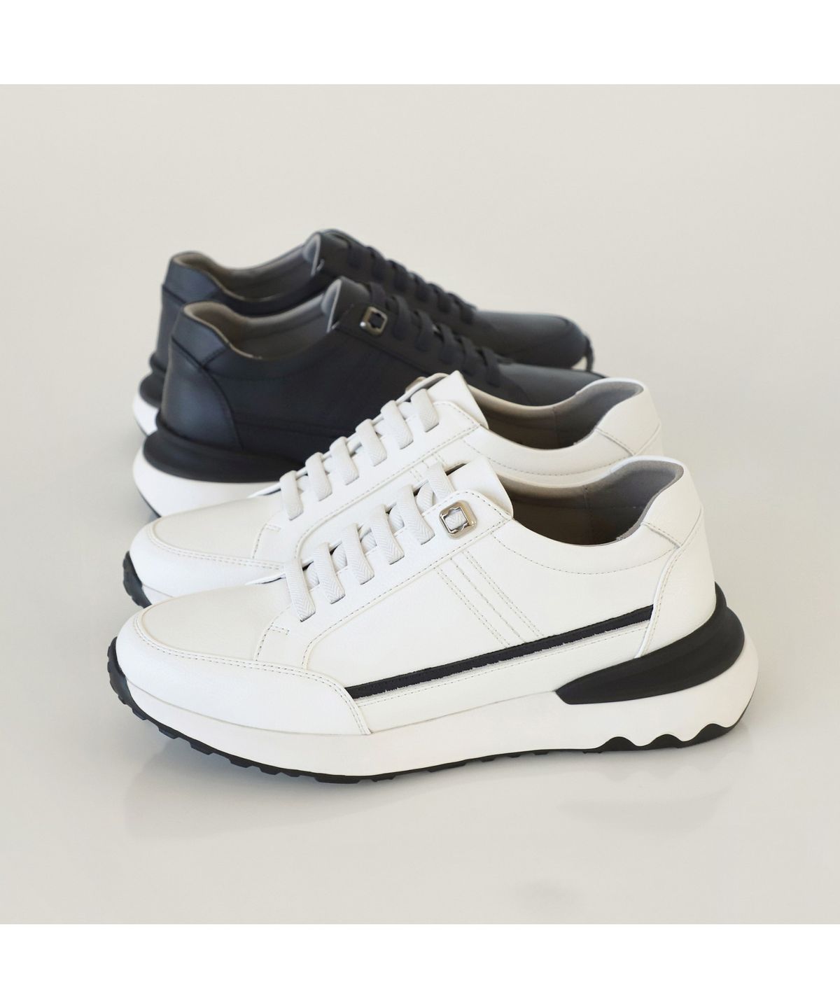 엘칸토(ELCANTO) 마쯔 남성 엑티브 볼륨 스티치 스니커즈 3.5cm LCMS54M613