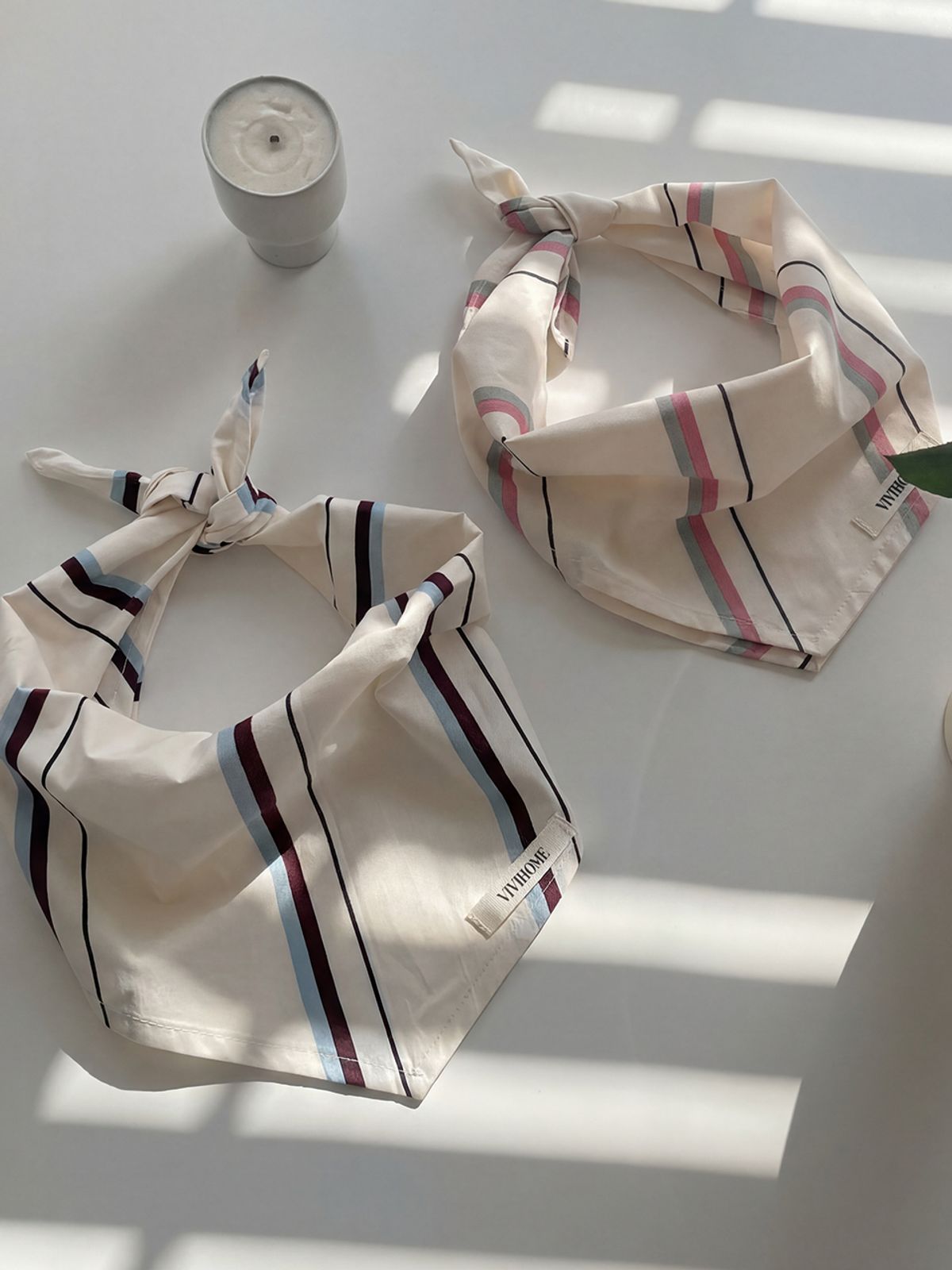 비비홈(VIVIHOME) 비포선셋 순면 강아지스카프 2sizes