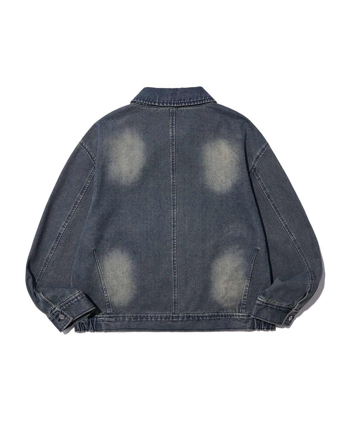 논타입(NONTYPE) WASHED DENIM BLOUSON (INDIGO)