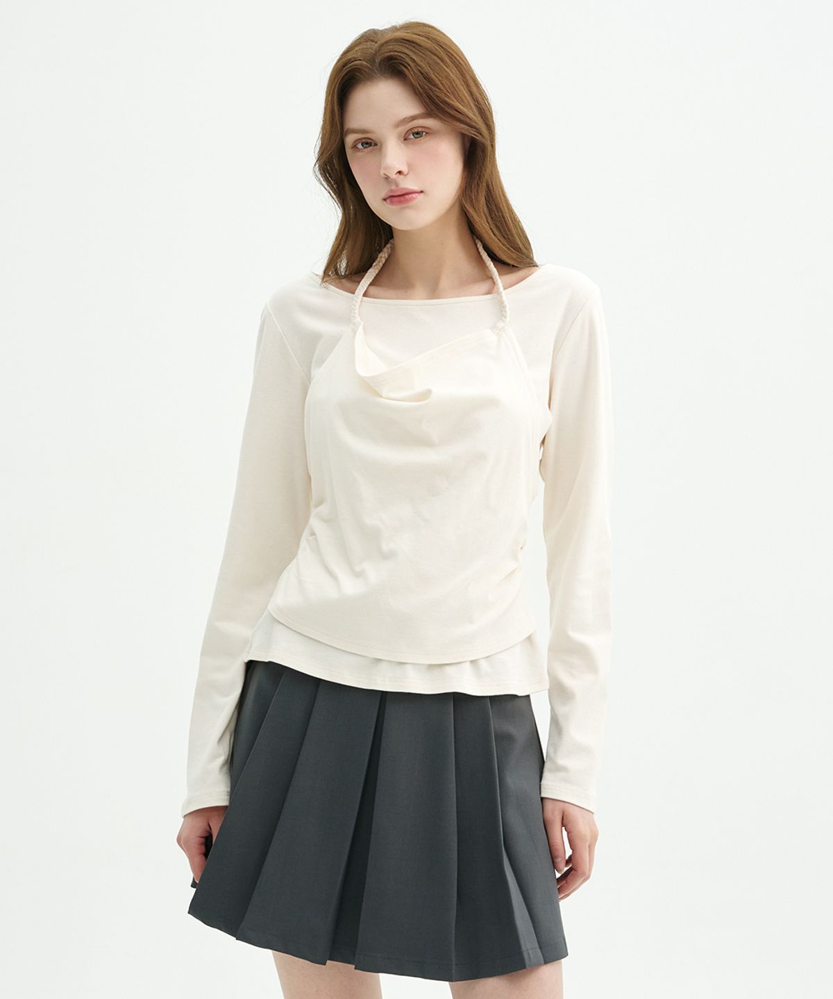 미케네(MICANE) 에이벨 홀터넥 원 웨어 티