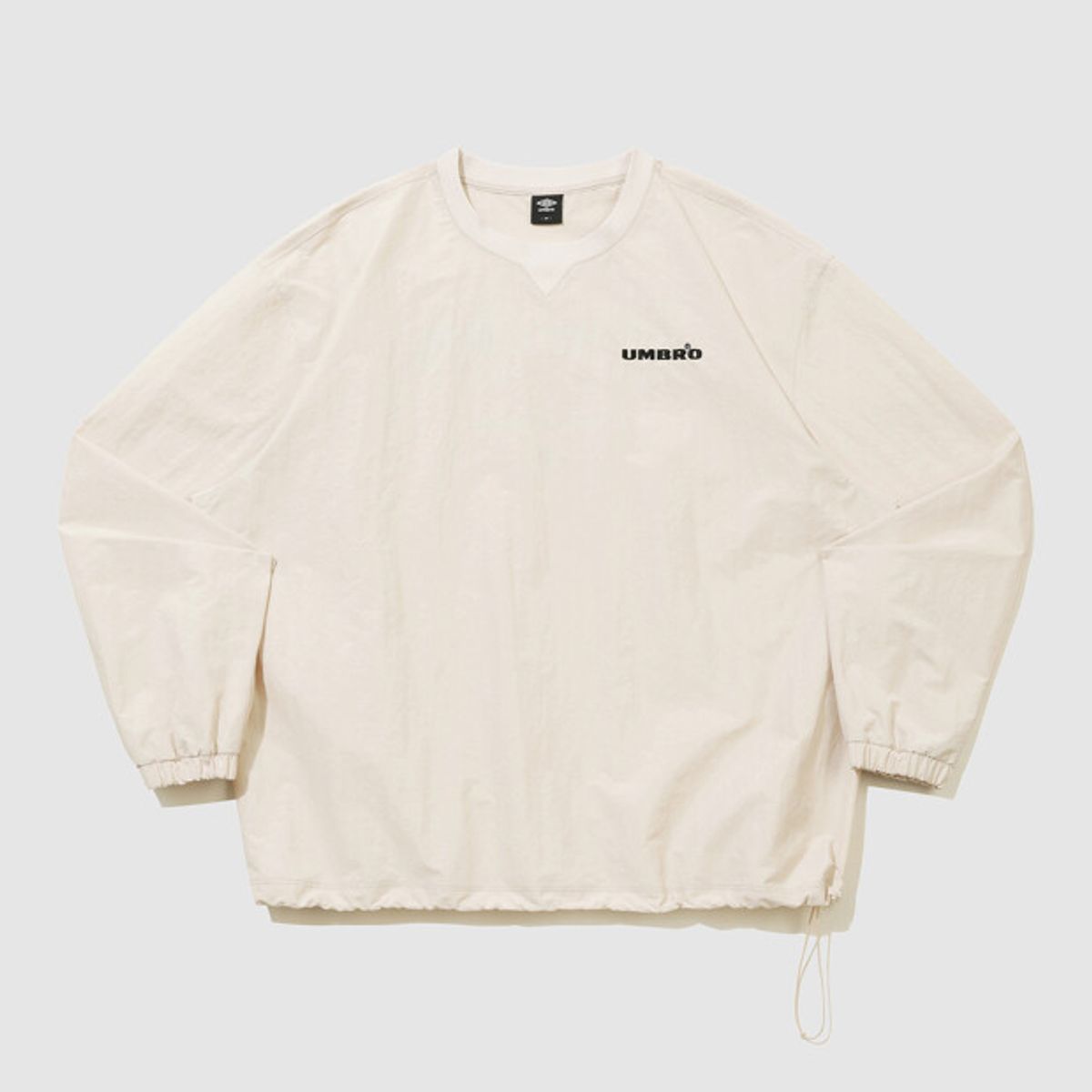 엄브로(UMBRO) HBL 엄그레이 워싱 긴팔 피스테 아이보리 UR121CWT25