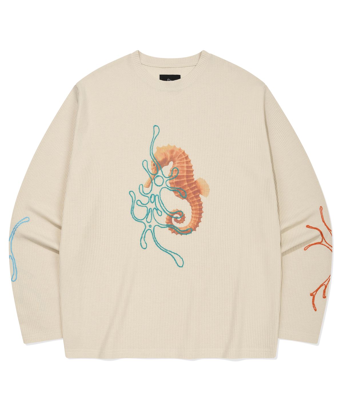 리트리버클럽(RETRIEVER CLUB) SEA HORSE LONG SLEEVE [IVORY]