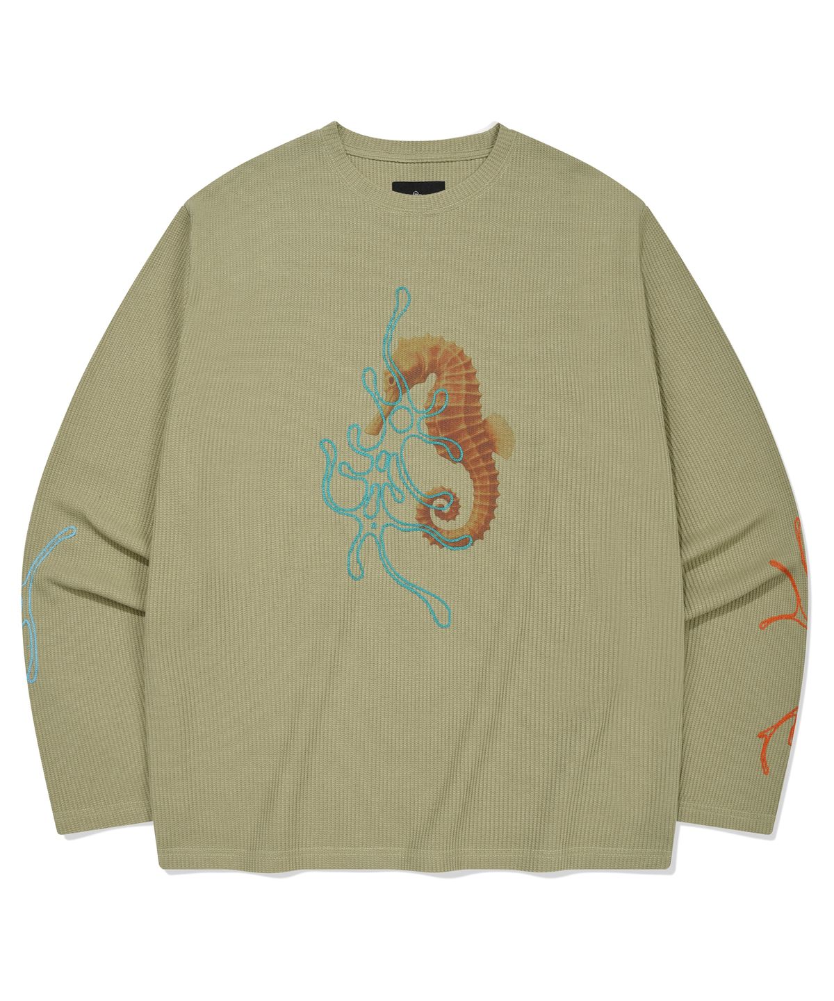 리트리버클럽(RETRIEVER CLUB) SEA HORSE LONG SLEEVE [LIGHT GREEN]