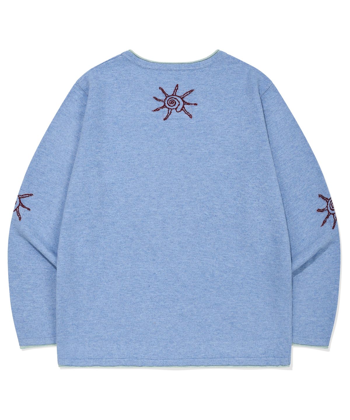 리트리버클럽(RETRIEVER CLUB) SHELL KNIT [SKY BLUE]