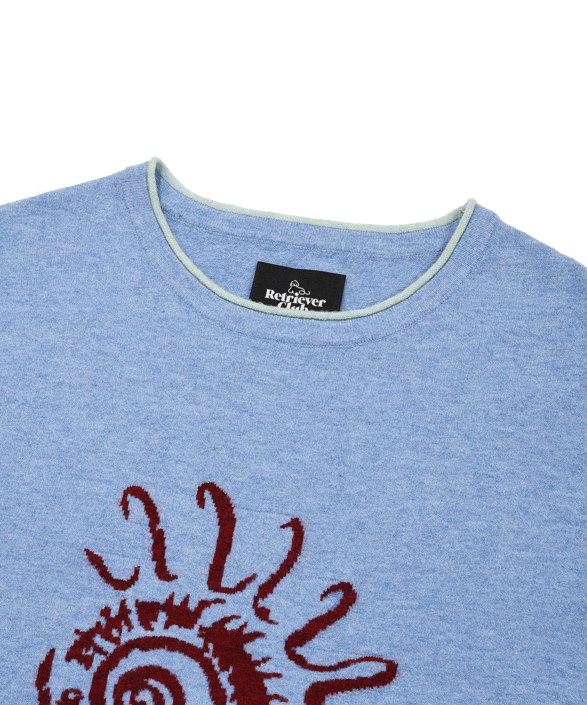 리트리버클럽(RETRIEVER CLUB) SHELL KNIT [SKY BLUE]