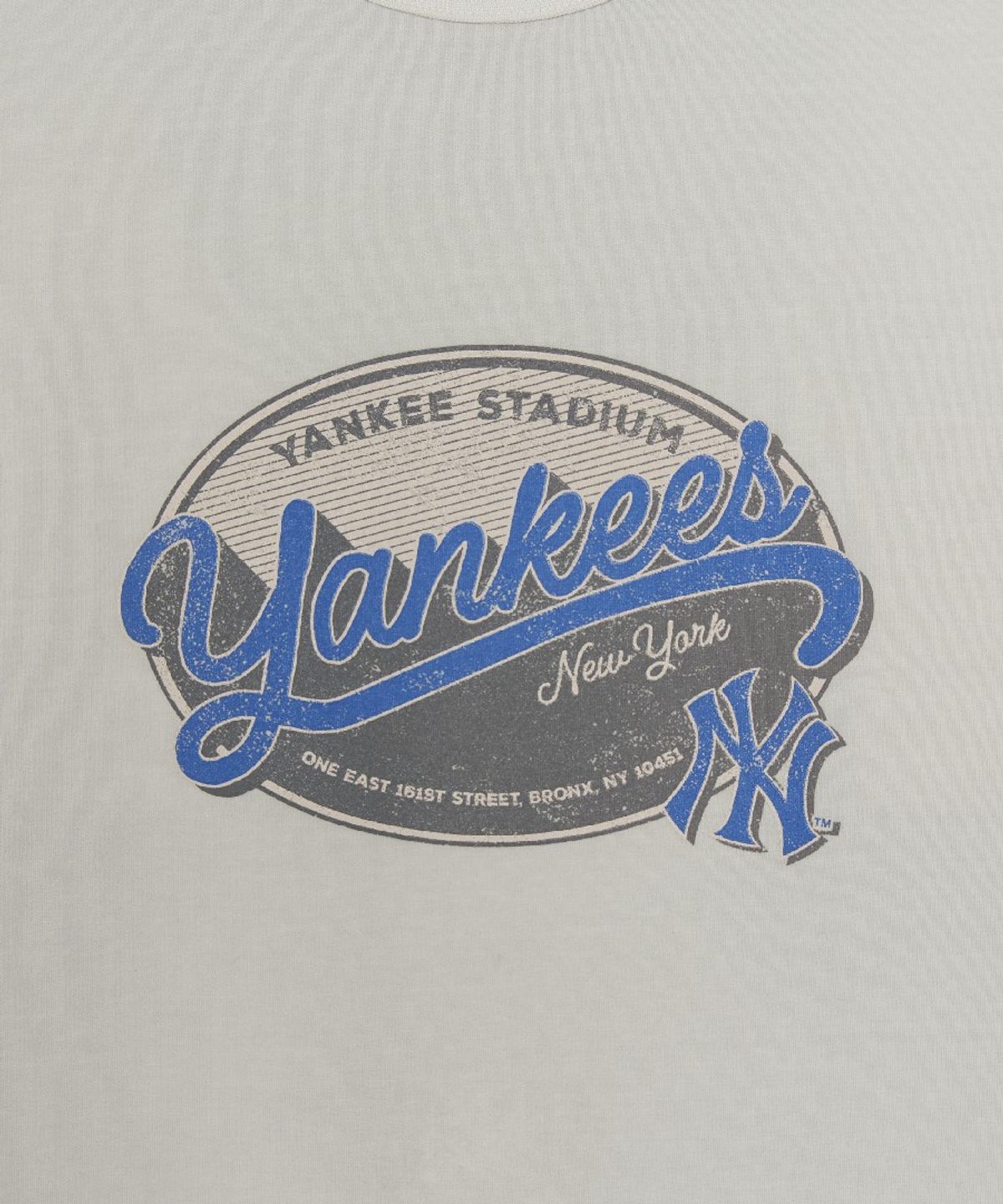 엠엘비 키즈(MLB KIDS) 스트릿 베이직 빈티지 아트웍 티셔츠 NY (Mg.Cream)