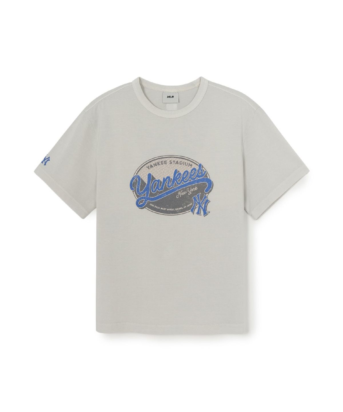엠엘비 키즈(MLB KIDS) 스트릿 베이직 빈티지 아트웍 티셔츠 NY (Mg.Cream)