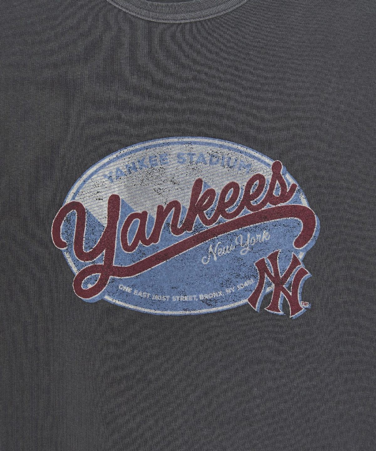 엠엘비 키즈(MLB KIDS) 스트릿 베이직 빈티지 아트웍 티셔츠 NY (D.Grey)
