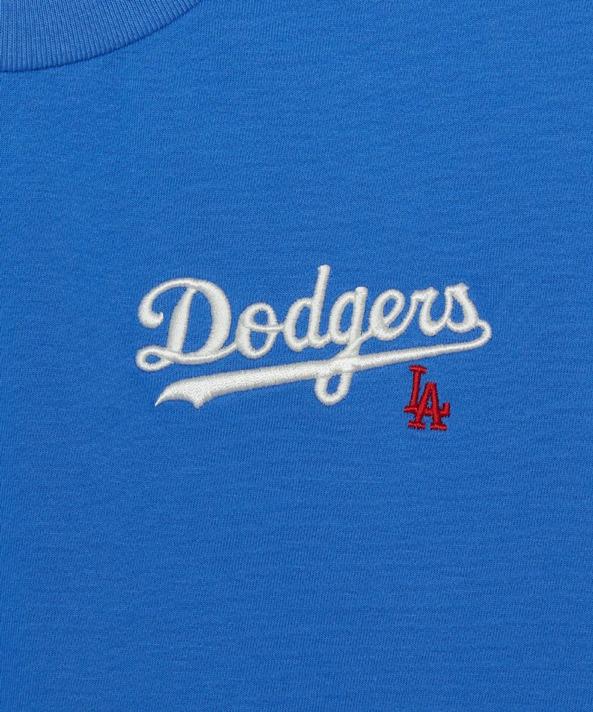 엠엘비 키즈(MLB KIDS) 스포티브 베이직 오버핏 반팔 세트 LA (Cobalt Blue)