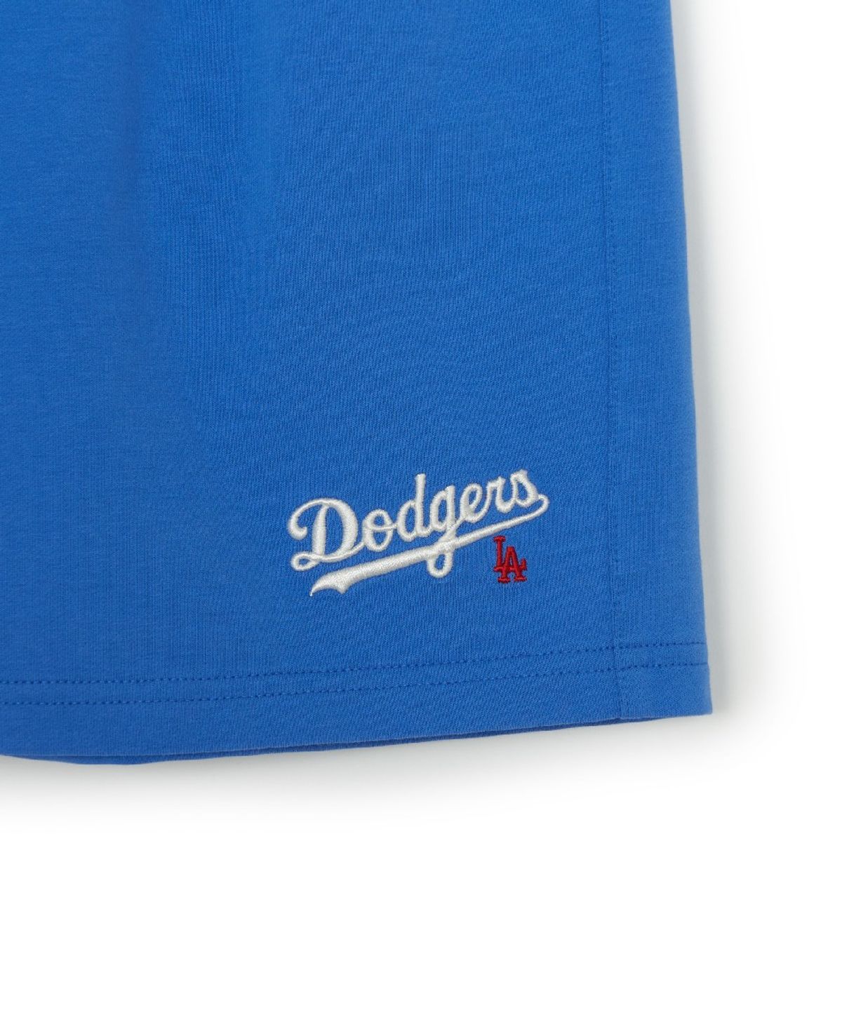 엠엘비 키즈(MLB KIDS) 스포티브 베이직 오버핏 반팔 세트 LA (Cobalt Blue)