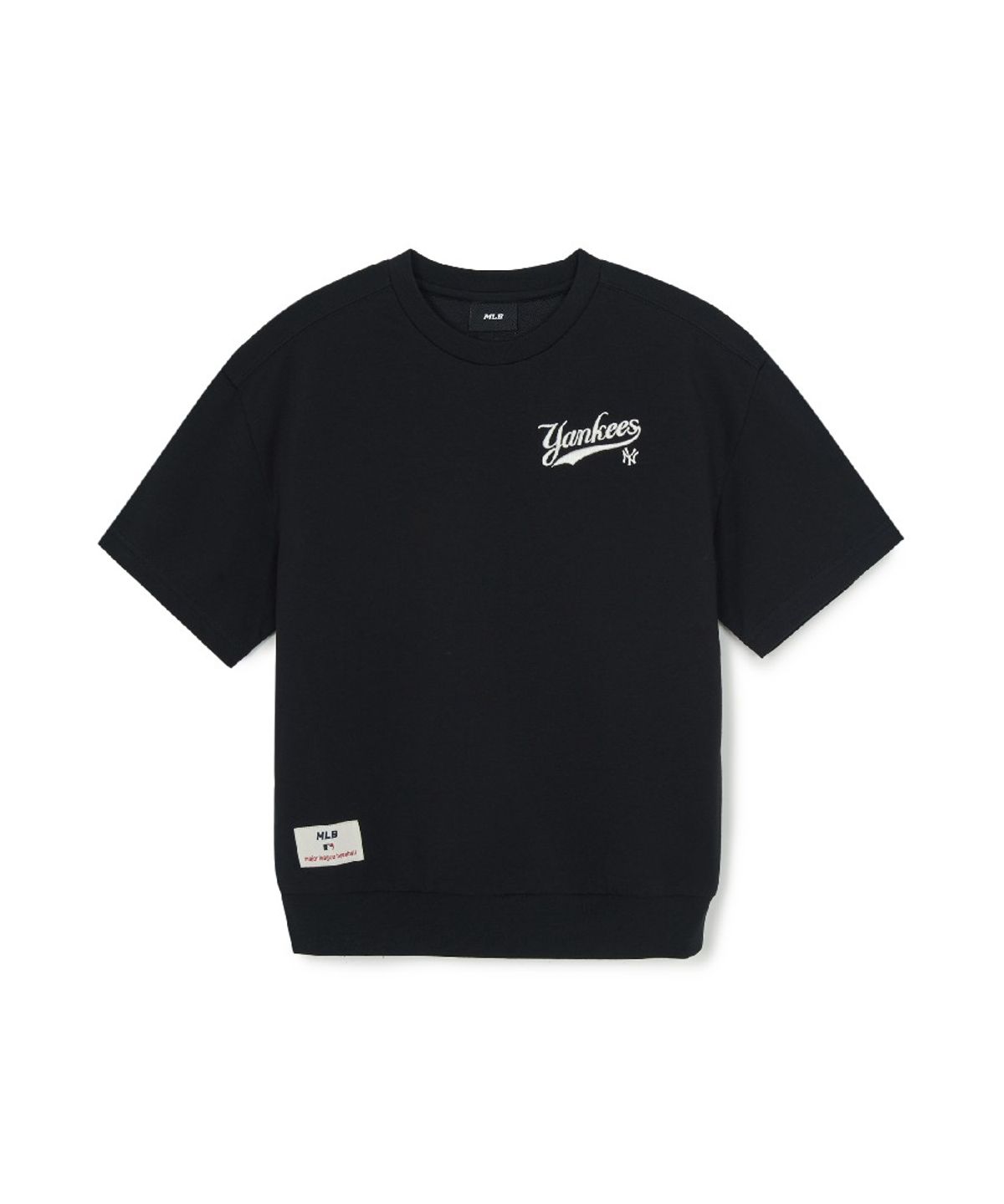 엠엘비 키즈(MLB KIDS) 스포티브 베이직 오버핏 반팔 세트 NY (Black)